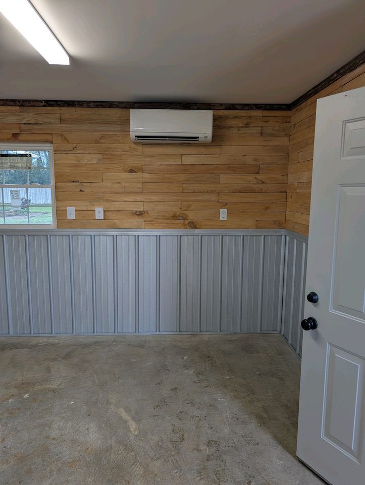 A picture showcasing an installed AC system